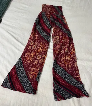 Olivaceous Pants Flowy High-Waisted thumbnail 2