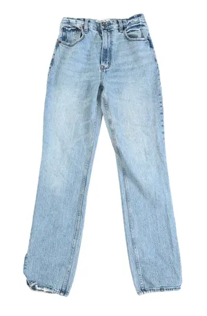 Abercrombie & Fitch 90s Straight Ultra High Rise Jeans Women 27 Light Wash‎ Good thumbnail 1