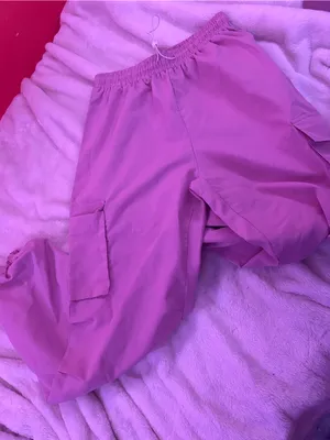 SHEIN Bubblegum Pink Elastic Waist Jogger Pants thumbnail 1