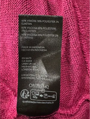 Anthropologie Pink Short Sleeve Knit Top XS thumbnail 5