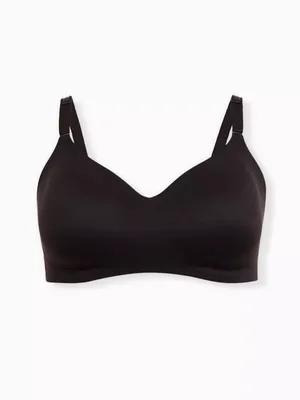 NWT Torrid 44F Wire-Free Lightly Lined 360 Back Smoothing Bra Black thumbnail 5