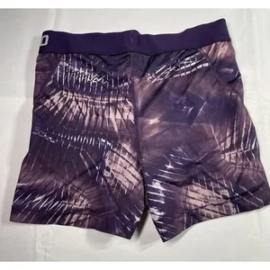 Nike Pro Dri-FIT Purple Tie-Dye Athletic Training‎ Shorts M thumbnail 4