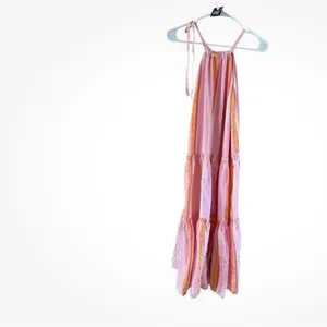 Club Monaco Pink and Orange Midi Dress thumbnail 4