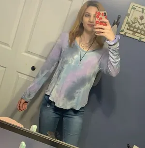 Aeropostale tye dye seriously soft long sleeve shirt L thumbnail 1