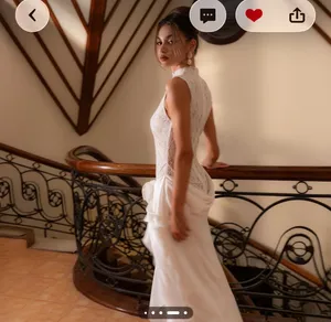 White Lace Maxi Dress thumbnail 3