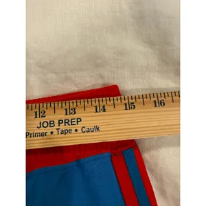 Sand Knit High Rise Pull On Crop Pants Striped Blue Red Medium Athleisure thumbnail 8
