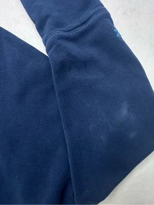 Under Armour Project Rock Cinch Hem Sweatshirt Small Blue Blood Sweat Respect thumbnail 14