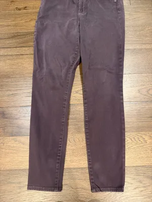 GAP True Rise Skinny Jeans in Plum-Brown Size 31R - C60-046 thumbnail 6