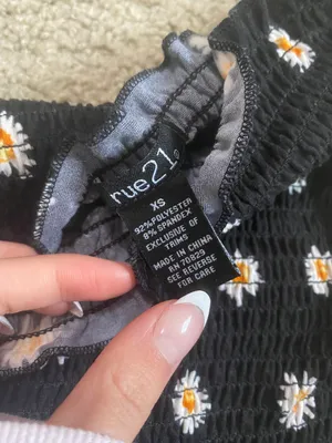 Rue 21 flower tube top thumbnail 4