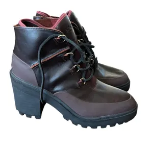 Sperry Pretty Tough Waterproof‎ High-Heeled Boots Rust 10 thumbnail 6