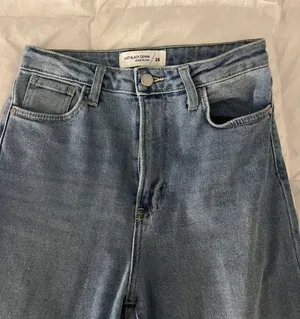 Just Black Denim Truly Cool Light Wash Ribcage Straight Leg Jeans thumbnail 7