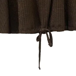 Zara Brown Contrast Button Blouse M thumbnail 5