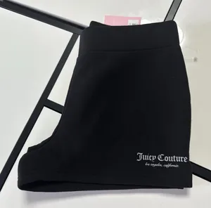Juicy Couture Black Women's Black Sweat Shorts XL MSRP $69 NWT thumbnail 1