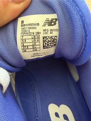 New Balance 550 Aura Purple Blue Women's 7 Men's 5.5 BBW550WB thumbnail 8