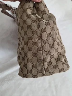 Gucci Monogram Medium Bamboo Bar Tote thumbnail 5