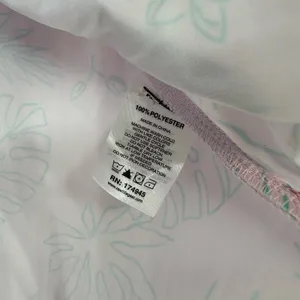 Reel Life size Medium long sleeve outdoor‎ sun boat shirt pink green floral thumbnail 6
