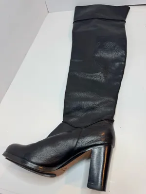 Modern Vintage Black Leather Boots Womens Size EU36.5 thumbnail 4