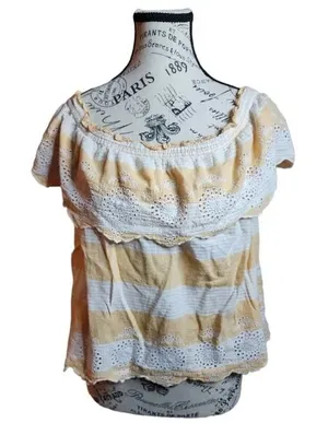 American Eagle Outfitters Off The Shoulder Top Size Medium thumbnail 1