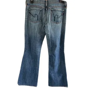 Citizens of Humanity Ingrid Low Rise Flare Jeans Y2K Stretch Denim 30 thumbnail 3