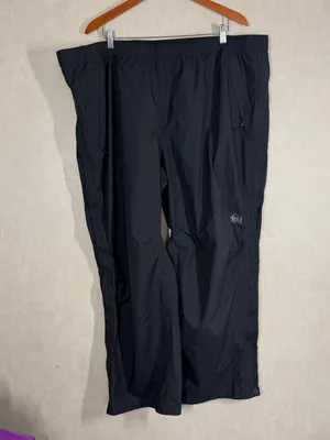 REI Co-op Women’s Peak2.5L Rainier Shell Pants Waterproof Hiking Black 3XL Short thumbnail 4