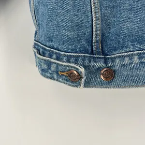 Hard Rock Cafe Singapore Medium Wash Blue Denim‎ Button Front Jacket thumbnail 10