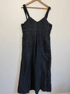 NEW Free People After All Ruched Wide Leg Jumpsuit Size Small thumbnail 2