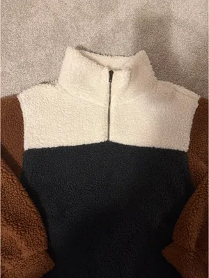 Universal Threads Sherpa Color Block Quarter-Zip thumbnail 4