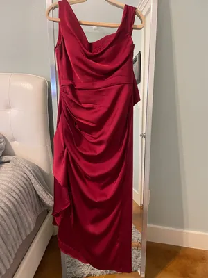 Red corset Dress Size 4 thumbnail 2