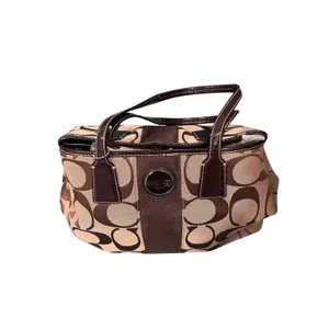 Coach Tote Bag Beige Brown Signature F17424 bag/handbag thumbnail 3