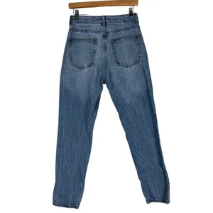 Edikted Polly Cutout Pocket Mom Jeans Distressed Medium Wash Y2K Festival Size M thumbnail 5