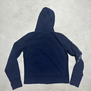 Vintage Polo Jeans Company Ralph Lauren Women's Zip Hoodie Sweatshirt Blue SZ L thumbnail 7