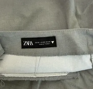 ZARA Grey Pleated Skort thumbnail 4
