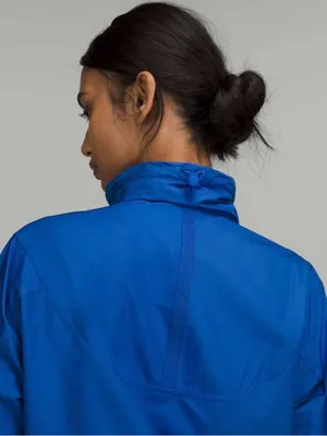 lululemon Lightweight Cropped Track Jacket - Blazer Blue Tone - Size 6 thumbnail 3