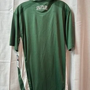 Pro Edge Michigan State Spartans Green Polo Shirt XL thumbnail 2