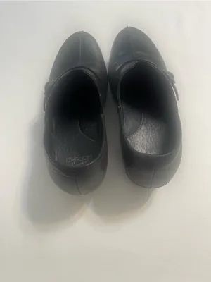 Women’s Dansko Black Leather Clogs with Buckle Size 38/7 thumbnail 3