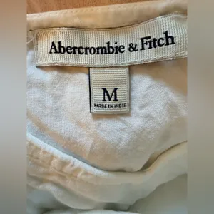 Abercrombie & Fitch White Lace V Neck Eyelet Lace Short Sleeve Dress Beach thumbnail 5