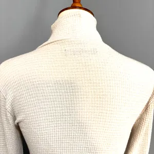 Y2K Abercrombie Sparkle Shimmer Mock Neck Sweater Holiday Minimalist L Layering thumbnail 5