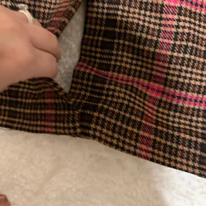 Wild fable XS Plaid Long length Coat with Pink Accents thumbnail 8