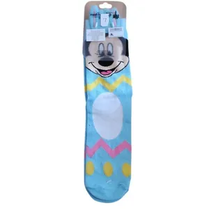 Disney Mickey Mouse Ankle Socks Cute Pastel Pattern Ladies Size‎ 10-13 thumbnail 2