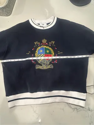 Yellow The Label Herald Crest Sweatshirt - XS thumbnail 7
