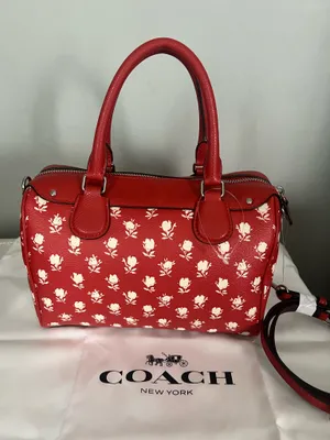 Coach Mini Bennett Satchel In Badlands Floral Print With Wallet thumbnail 3
