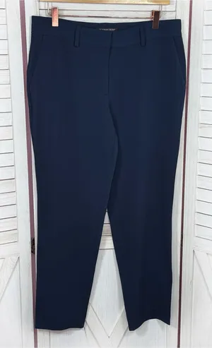 Victorias Secret Tapered Leg Ankle Pants Trousers Blue 8 Mid‎ Rise Lightweight thumbnail 1