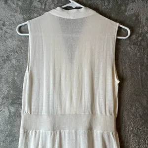 Peruvian Connection Adriatico Dress Size XS‎ White Pima Cotton thumbnail 4