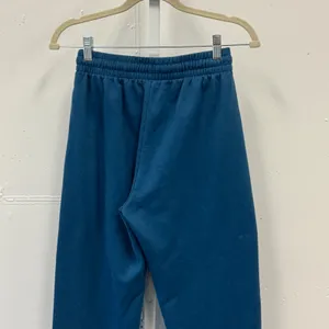 Disney Lilo & Stitch Teal Blue Fleece Jogger Sweatpants Small Graphic Print‎ thumbnail 4