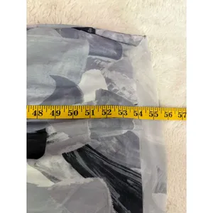 Lulus Idyllic in Ibiza Grey Abstract Print Mock Neck Halter Midi Dress Size XL thumbnail 8