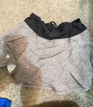 Lululemon Grey and Black Athletic Skirt Size 10 thumbnail 2