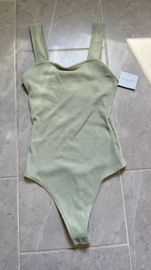 Sage Green American Eagle Bodysuit thumbnail 1