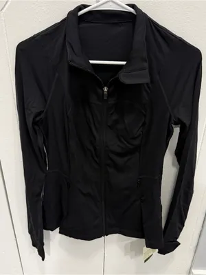 NWT Halara Black SoftlyZero Full Zip Jacket thumbnail 1