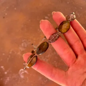 Free People Beautiful stone beaded earth tone necklace thumbnail 4