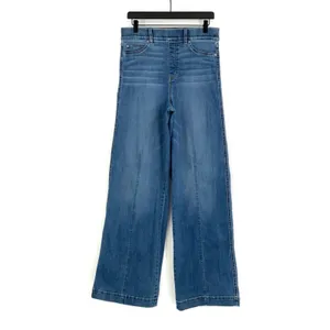 SPANX Seamed Front Wide Leg Jeans Vintage Indigo L thumbnail 2